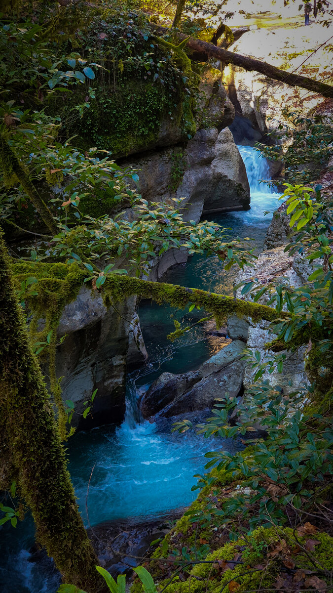 Каньон Белые скалы (Хостинский район). Январь 2023г.