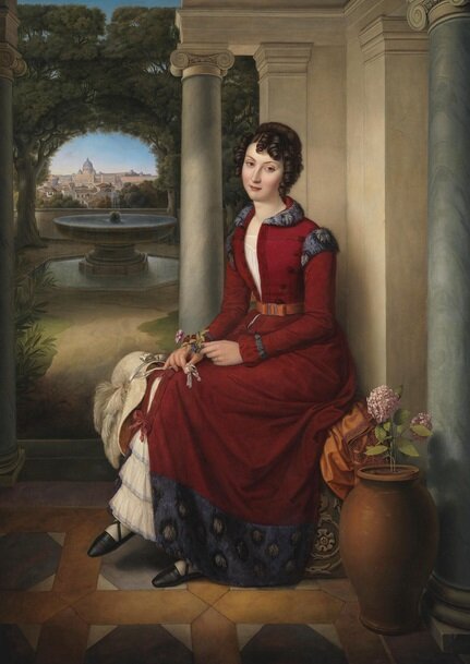 Маркиза Марианна Флоренци. 1824 год. Художник Генрих Гесс. 