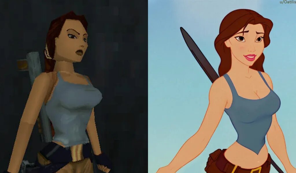 Лара Крофт из Lara Croft/Tomb Raider. Источник: reddit   📷