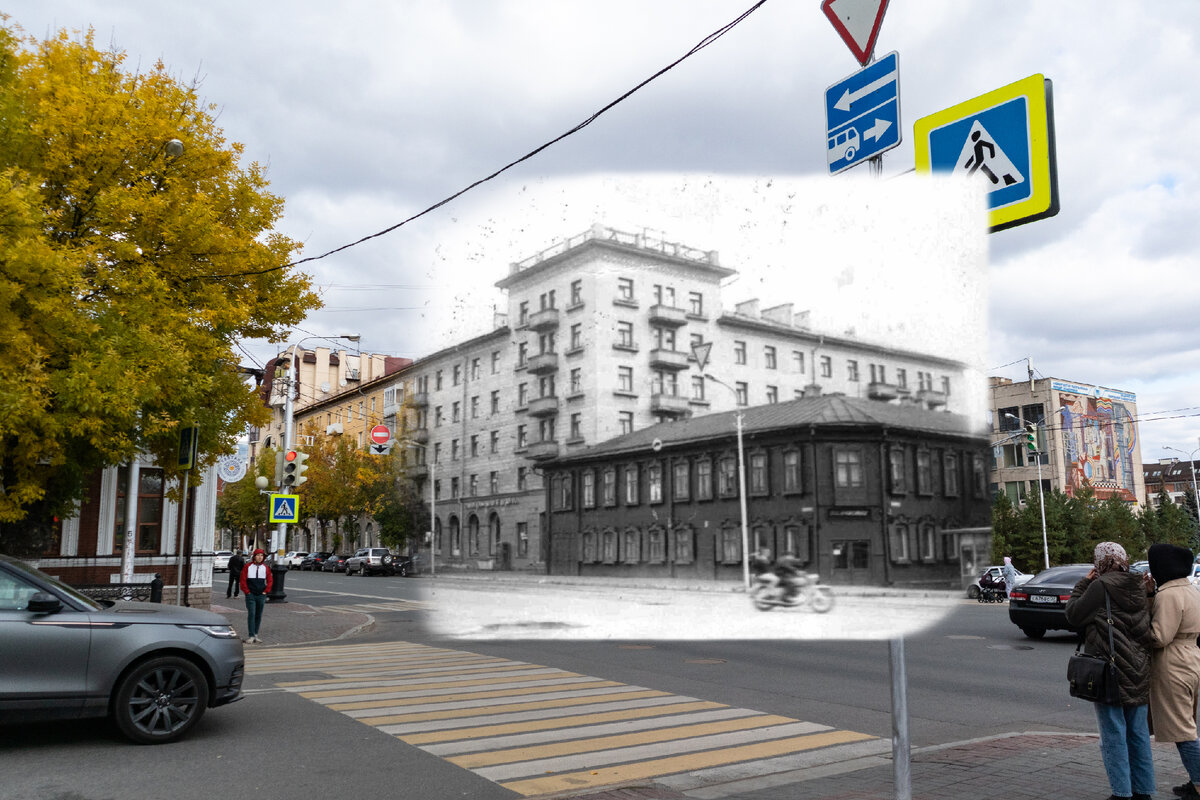 Дом на перекрестке улиц В.И. Ленина и С.М. Кирова в Уфе сквозь время, 28.09.21