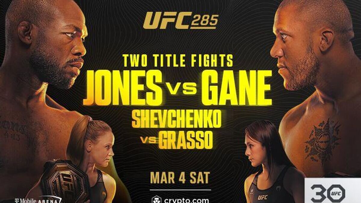    Официальный постер UFC 285© UFC