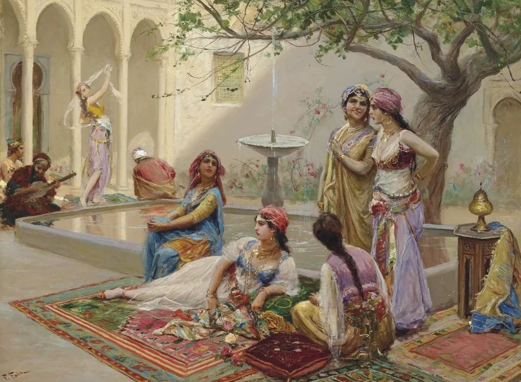      Наложницы отдыхают