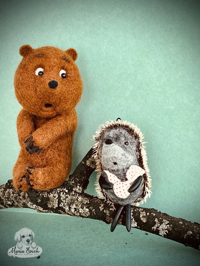 Ёжик и медвежонок | Пикабу | Дзен