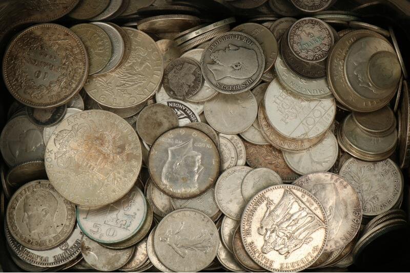 монеты из серебра