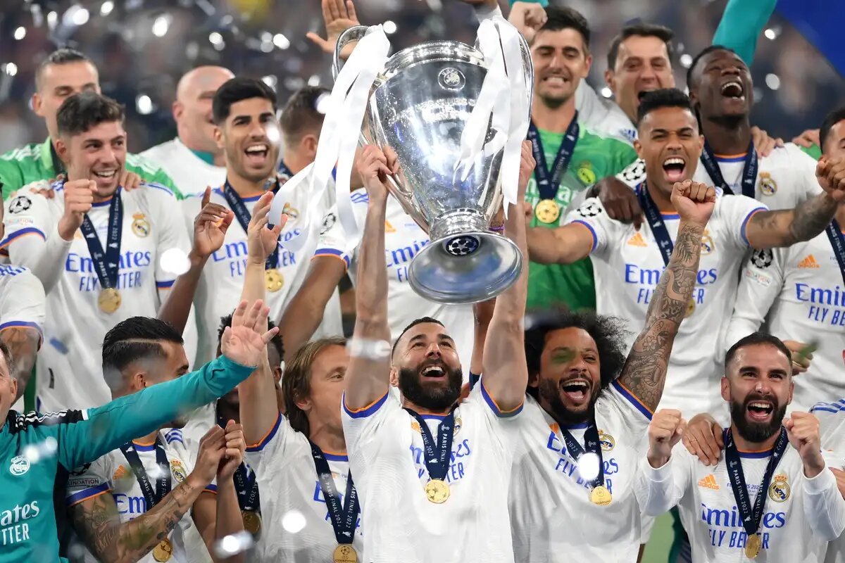 Лч 21 22. Реал Мадрид лига чемпионов 2022. Реал Мадрид победа в Лиге чемпионов 2022. Победа Реала в Лиге чемпионов. Фото Реал Мадрид 2017.