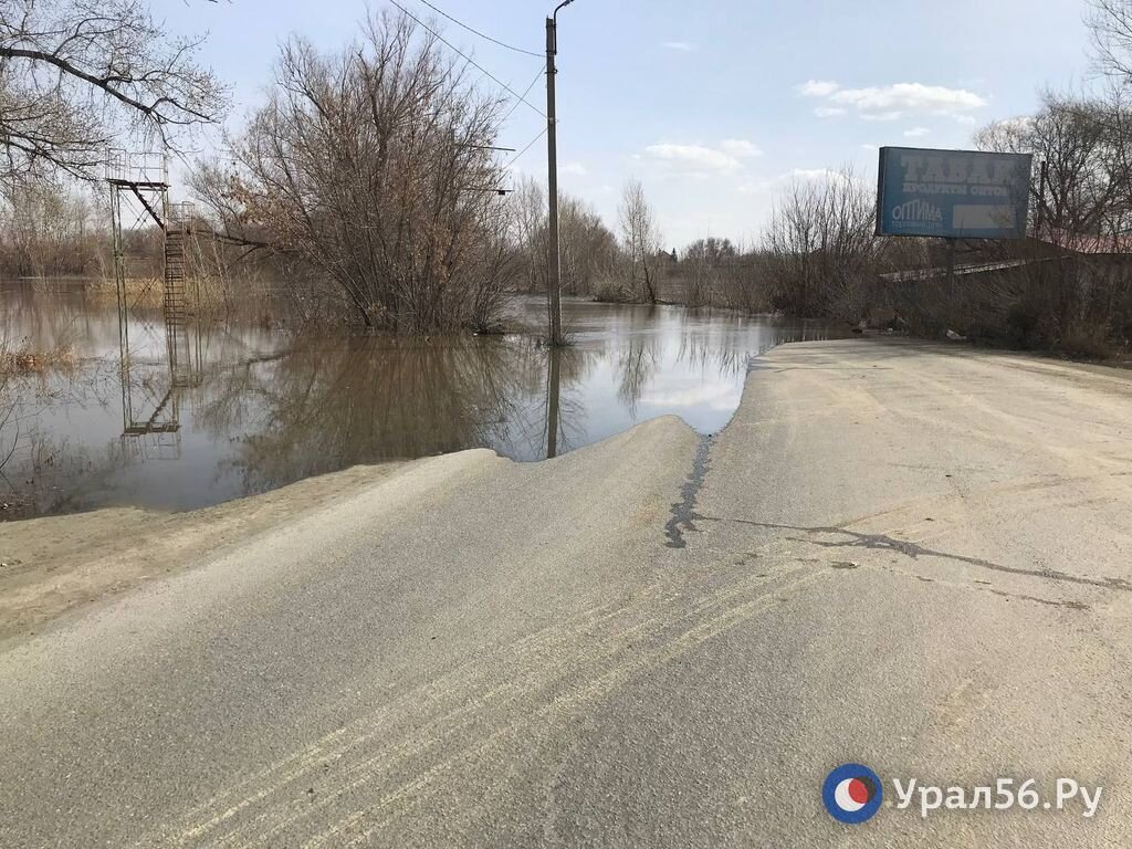 Уровень воды в урале 13 апреля