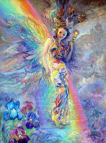 Иллюстрация из Яндекса.  Художник Josephine Wall. Ирида.