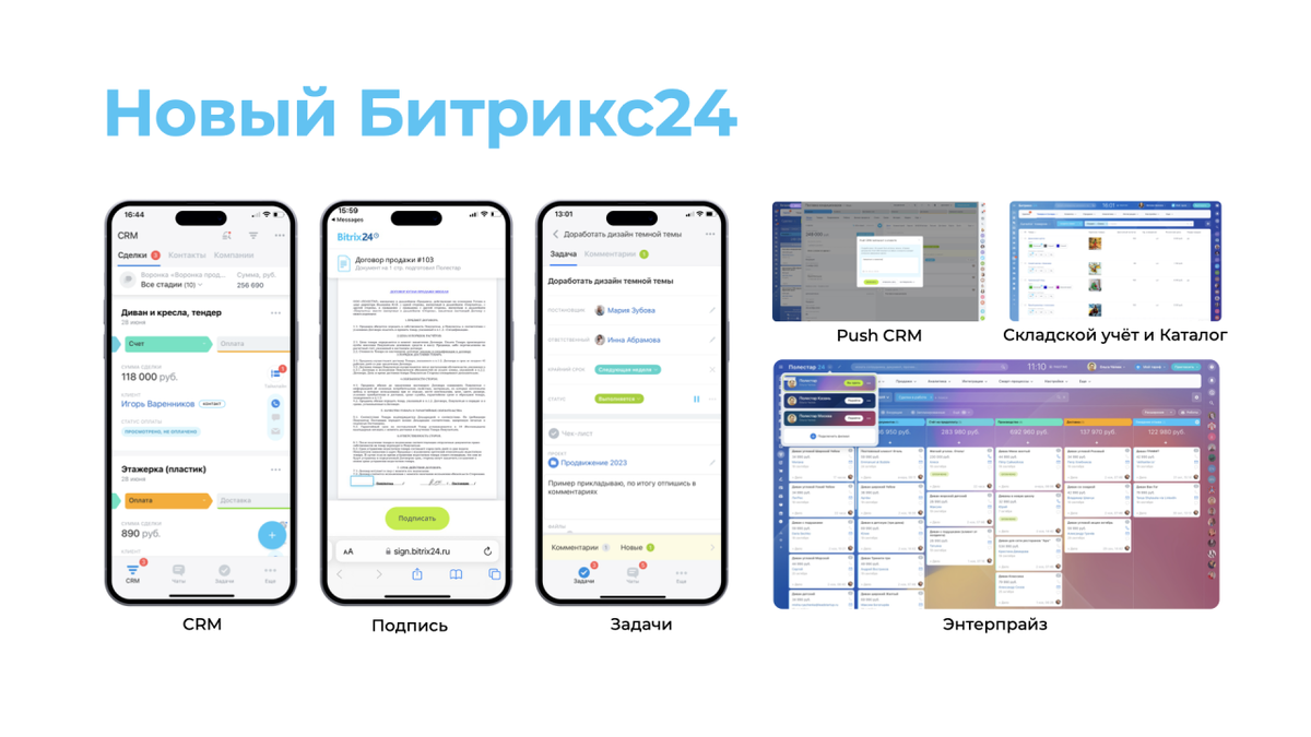 Новый Битрикс24 "Полярная звезда" с мобильной CRM и широкими возможностями для бизнеса