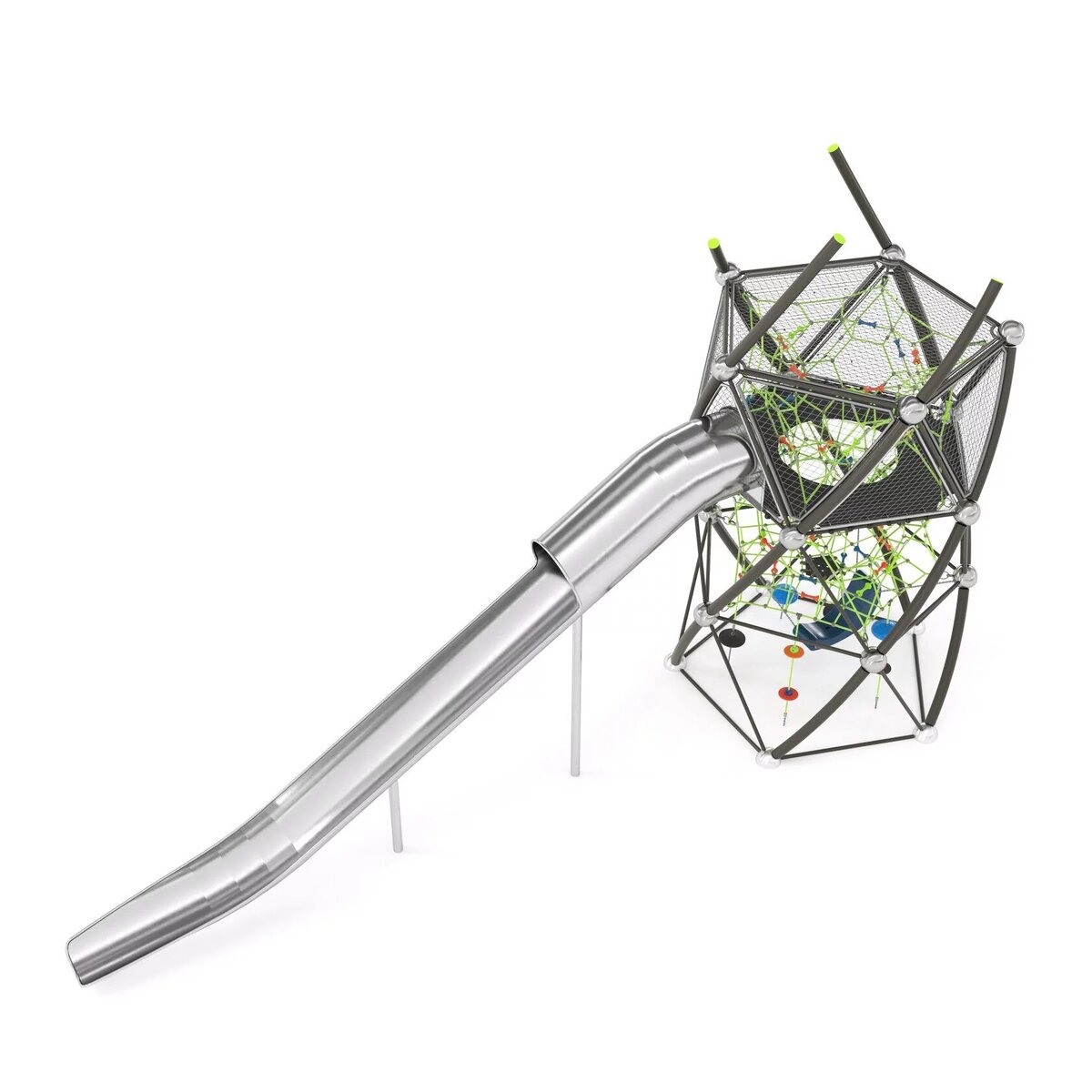 Канатная башня с горкой Шелби Луп