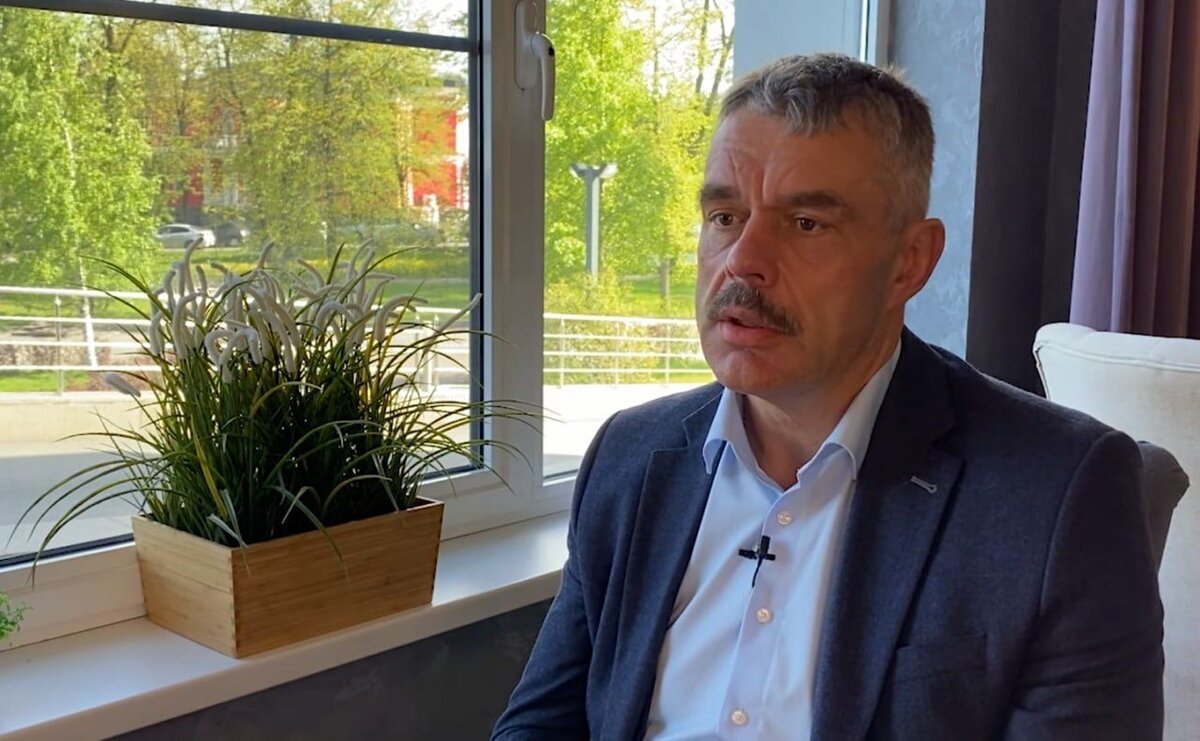    Владимир Любарский Кадр из видео «Новый мэр Владимир Любарский о будущем Петрозаводска»