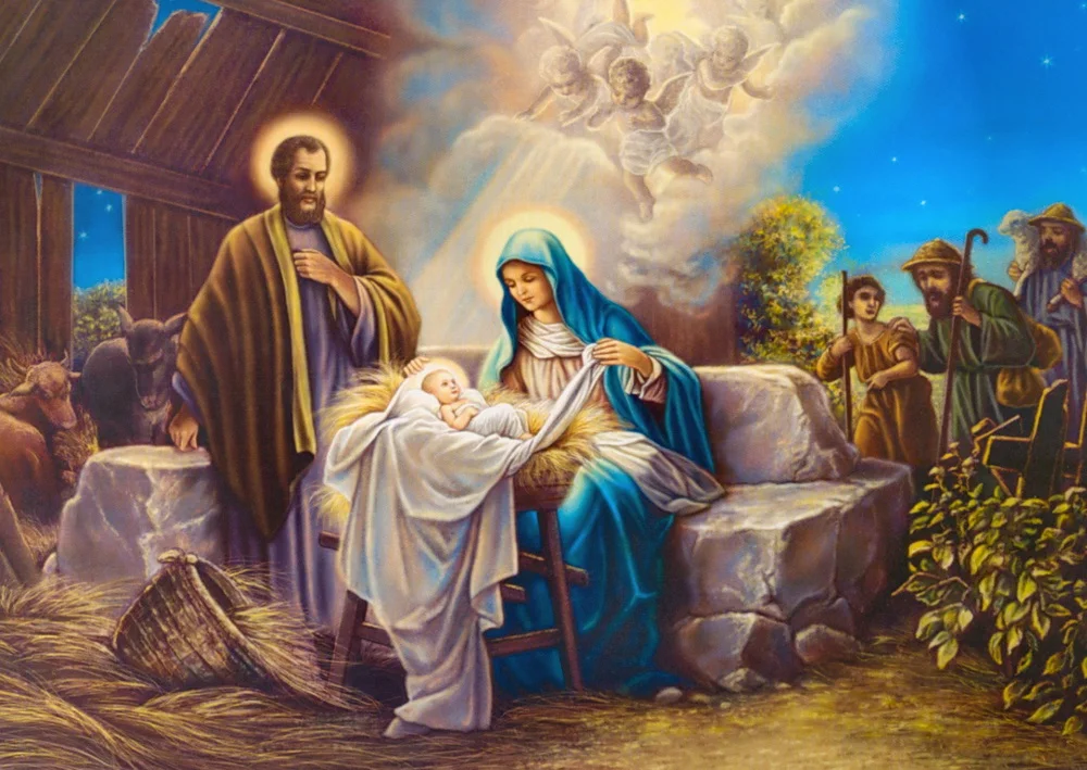 The birth story of jesus christ. Дева Мария и Иосиф вертеп. Иисус Христос Рождество Христово. С Рождеством Христовым картинки. Праздник Рождества.
