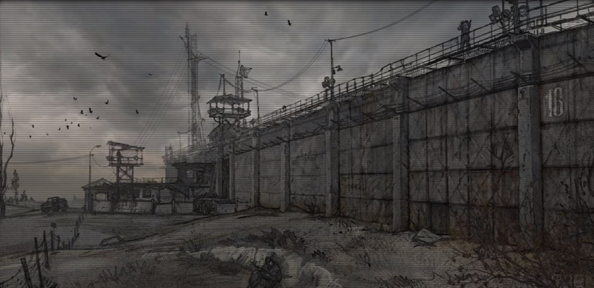 Первый концепт - арт локации.