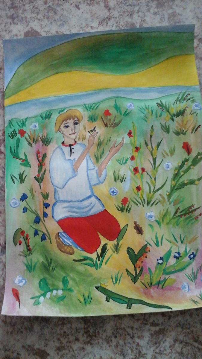 Данила-мастер на детских рисунках