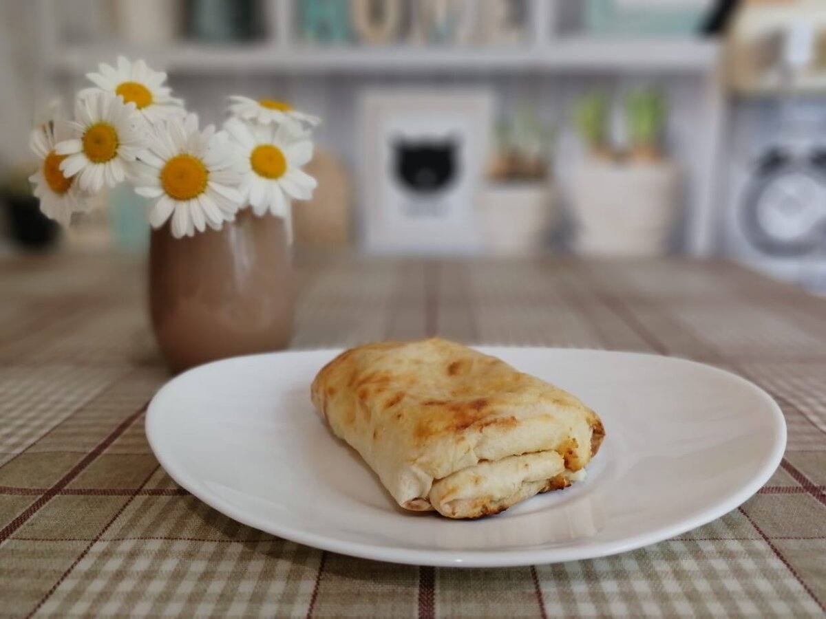 Слоеный пирог с мясом