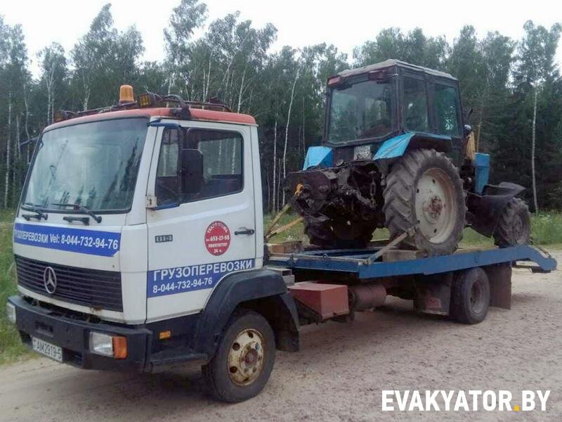эвакуация трактора