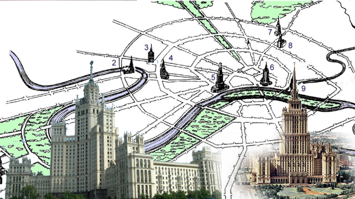 Сколько сталинских высоток в москве количество