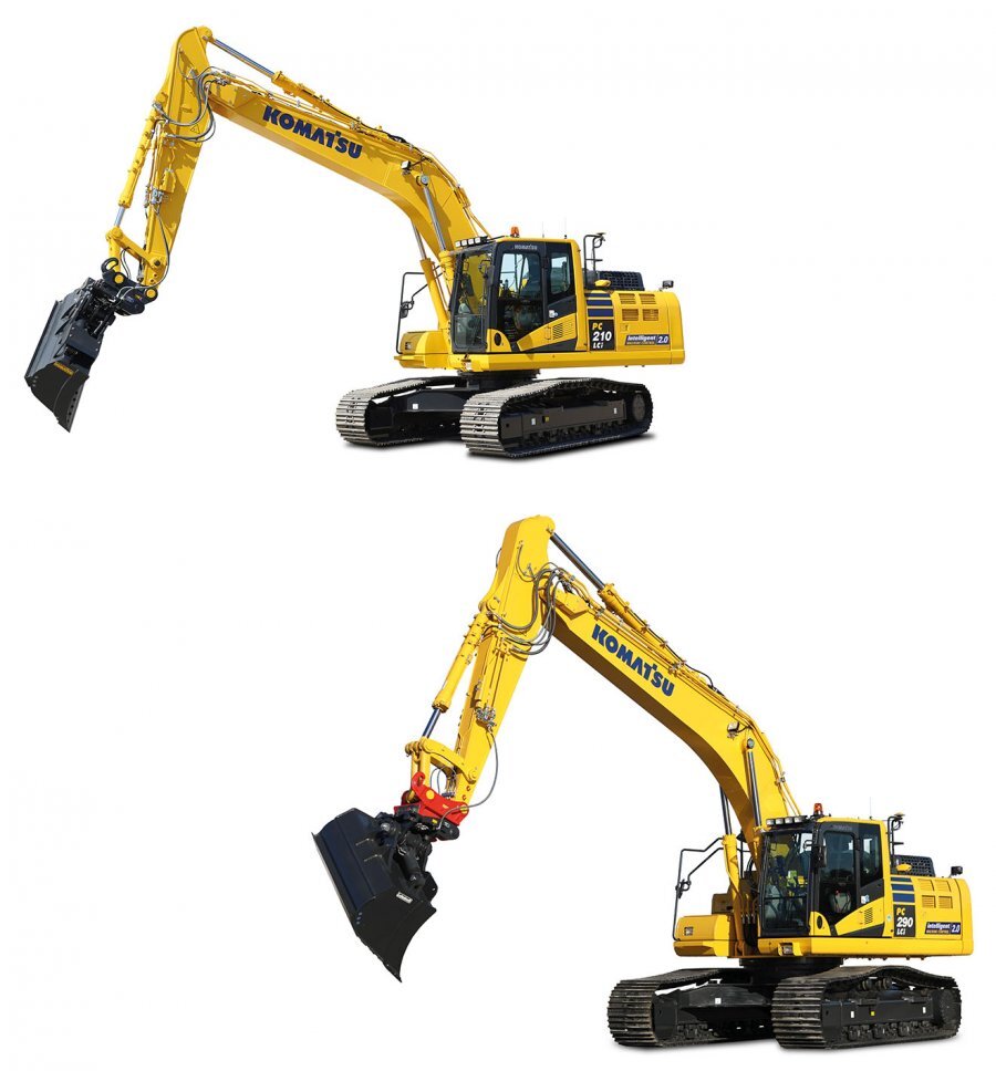 В Европе стали доступны новые экскаваторы Komatsu