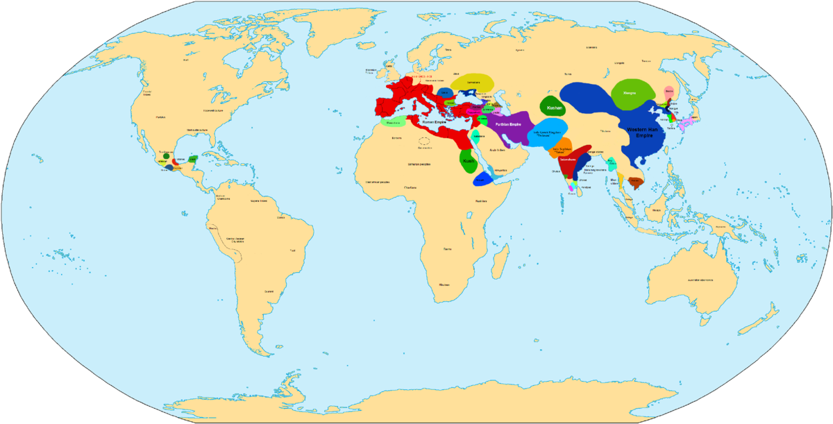 Карта мира 1000 года