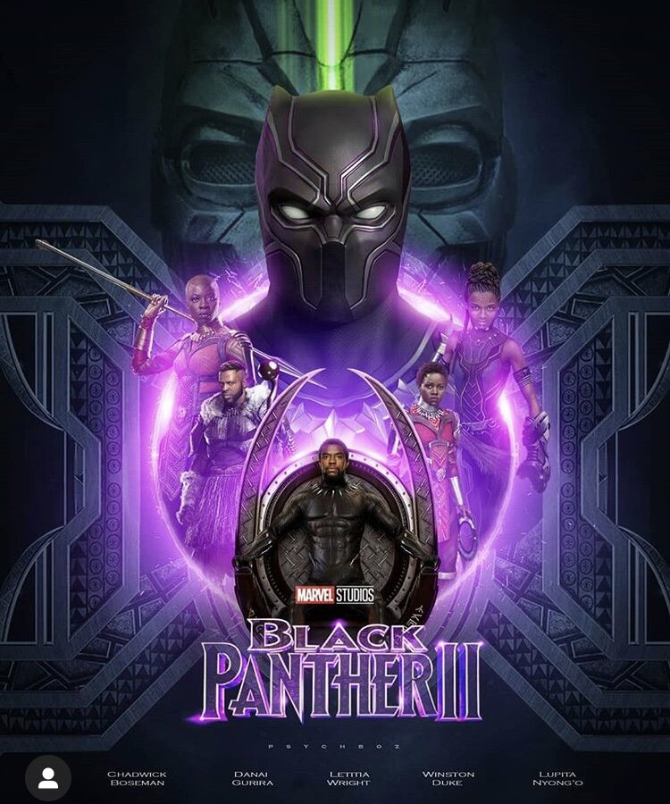 Черная Пантера 2, фан-постер, автор: https://www.instagram.com/psychboz/