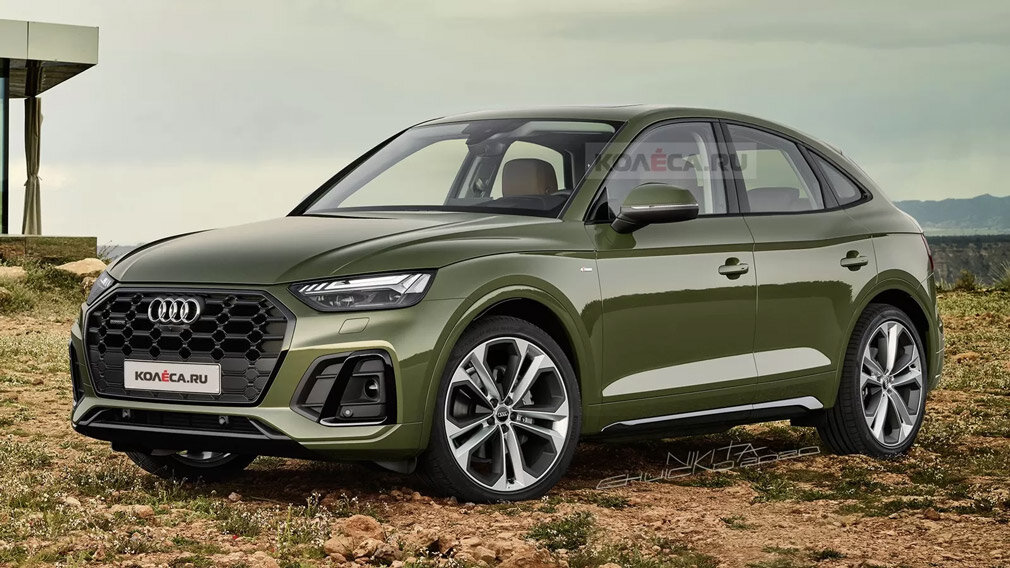 Рендер нового Audi Q5 Sportback, фото: Колёса.ру