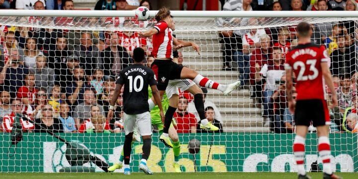 Бесплатный Спортивный Прогноз на матч Чемпионата Англии МАНЧЕСТЕР ЮНАЙТЕД - САУТГЕМПТОН 13.07.2020 