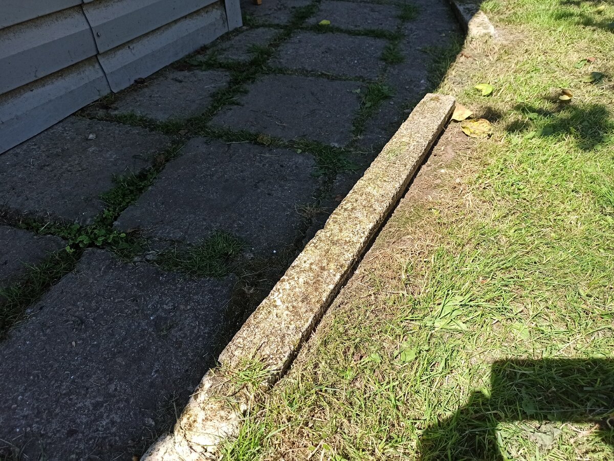 Дорожка из старого шифера как сделать