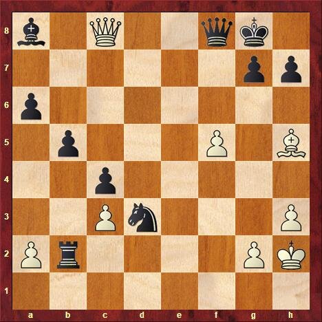 Кто начинает, тот ставит мат в 2 хода.