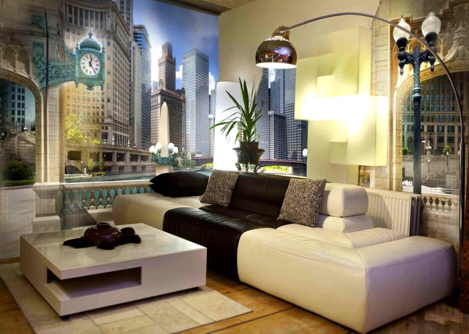 Чем обклеивают стены американцы  | Источник фото: homediz.info