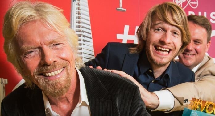 Ричард Брэнсон (Virgin), Кирилл Чикеюк (Kino-mo), Джефф Паттерсон (Fourex). Фото c cайта virgin.com