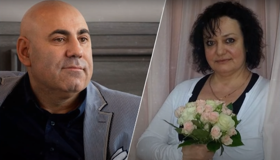 Иосиф Пригожин и его первая жена Елена. Скриншот с канала Ютуб.