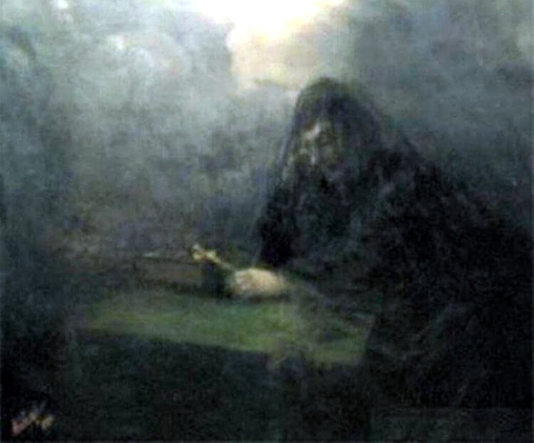 Иван Айвазовский, «На смерть Александра III», фрагмент