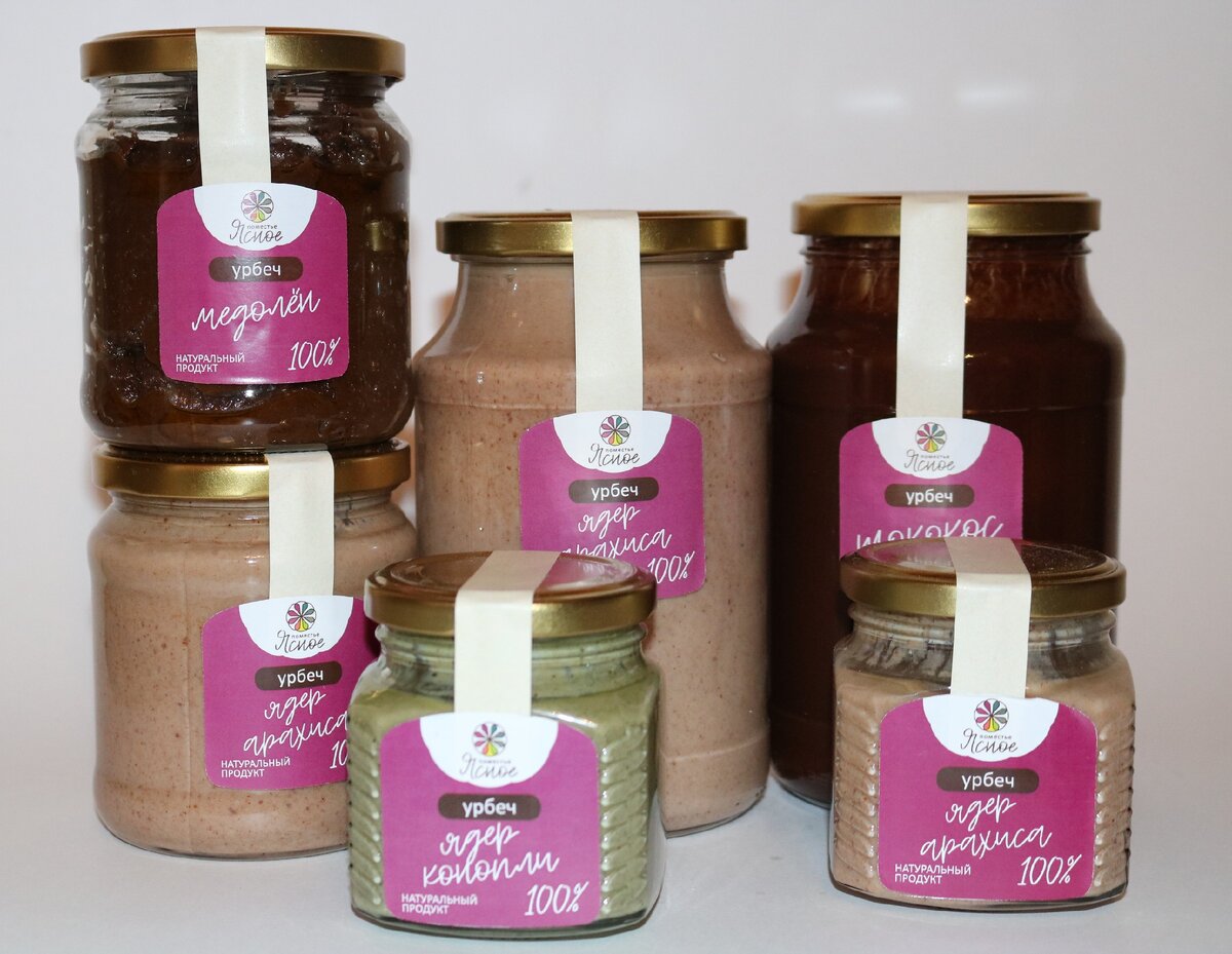 У нас в ассортименте более 40-ка видов урбечей и смесей на их основе