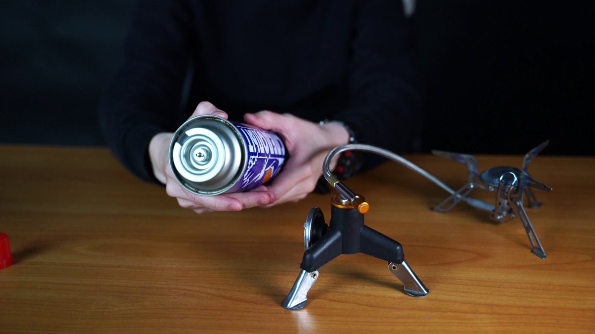 Баллон с цанговым креплением