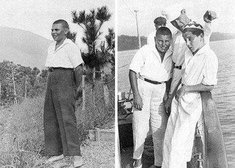 Артем Сергеев (на фото справа с Василием Сталиным)