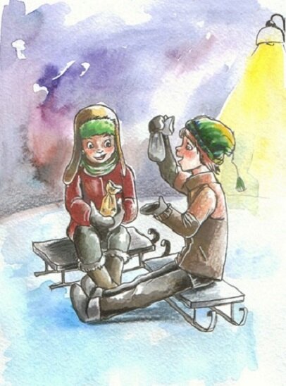 Иллюстрация к сказке Марии Ратьковой.