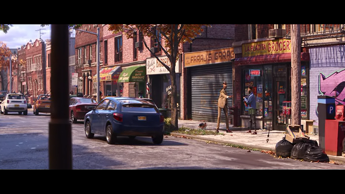 Нью-Йорк - город-символ американской мечты прорисован в "Душе" до мельчайших деталей 