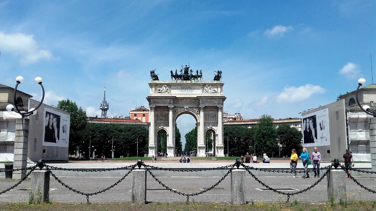 Арка Мира (Arco della Pace), Милан, июнь 2016 год