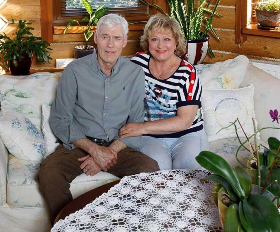 Борис Щербаков с женой. (Фото из открытого источника.)