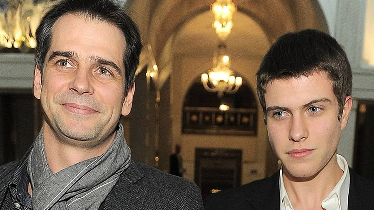 Павел Делонг с сыном