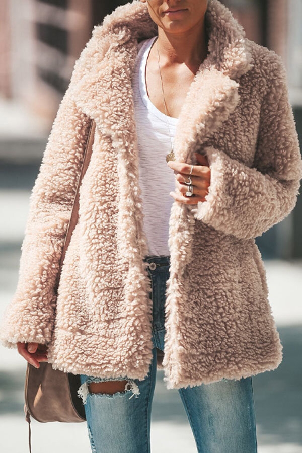 Пальто плюшевое, флисовое, Тедди