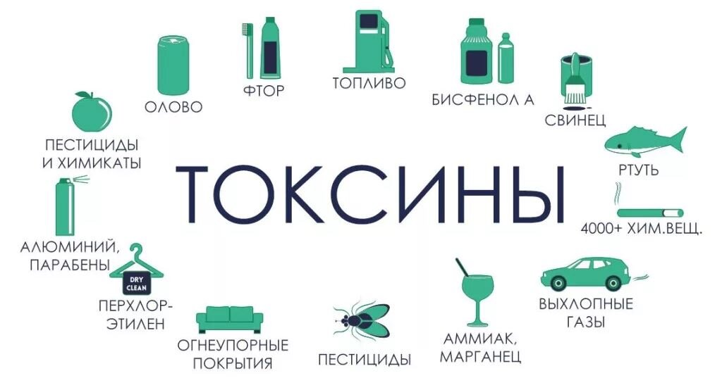 Источники токсинов