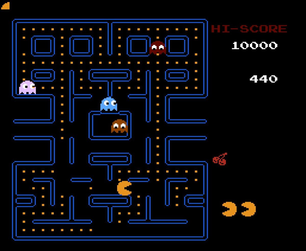 Игра Pac-Man - очаровательно простая и захватывающая