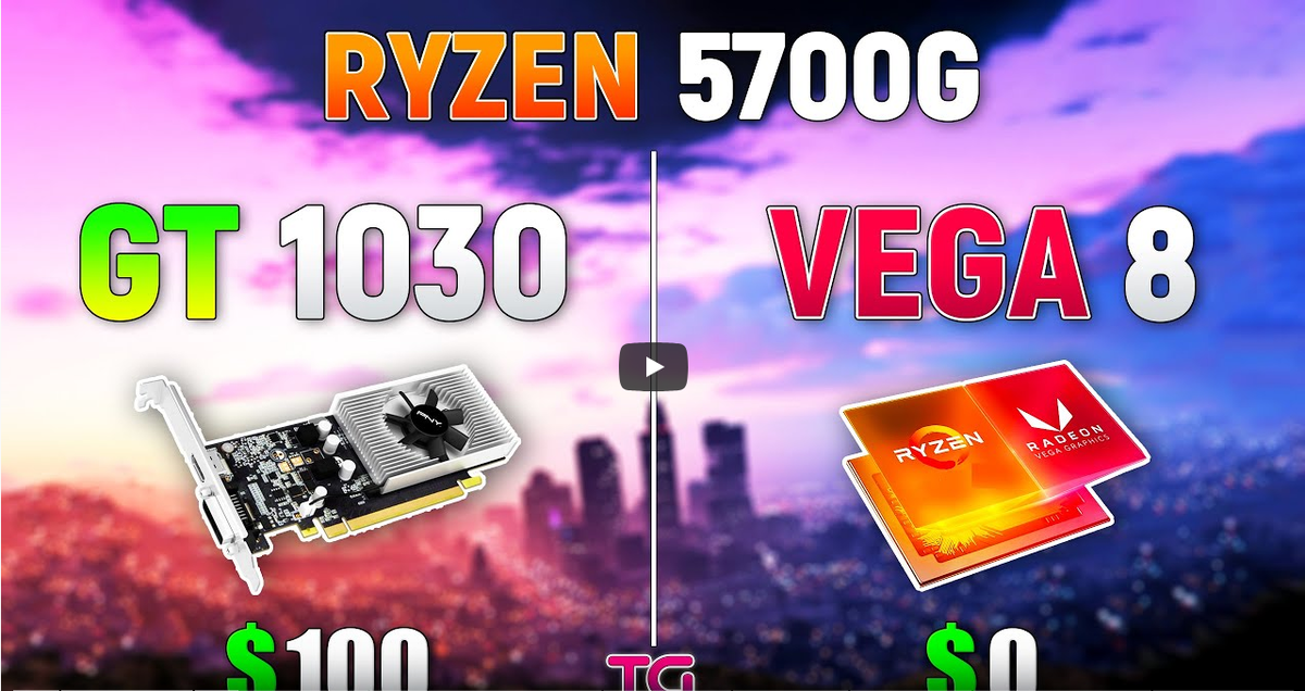 Vega 7 vs vega 8. Vega 7 vs 1050ti. R7 5700g.