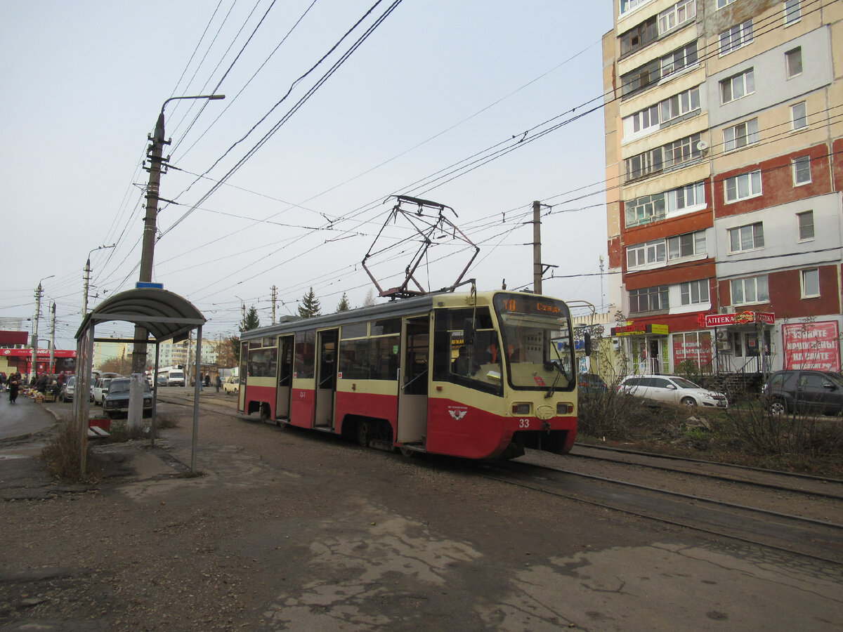 Тульский трамвай - подержанный вагон 71-619КТ из Москвы, фото ПАНТОГРАФ