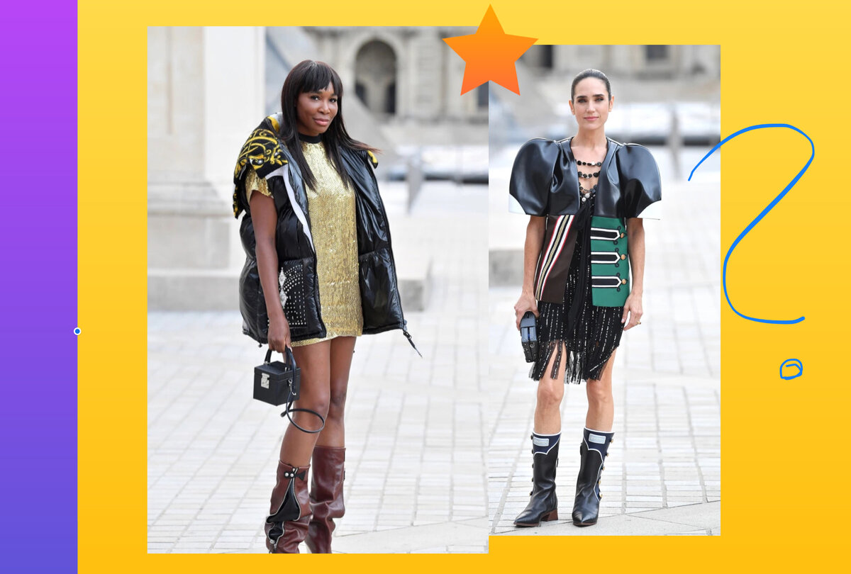 звезды в Париже на этой неделе- так…фотоколлаж автора 