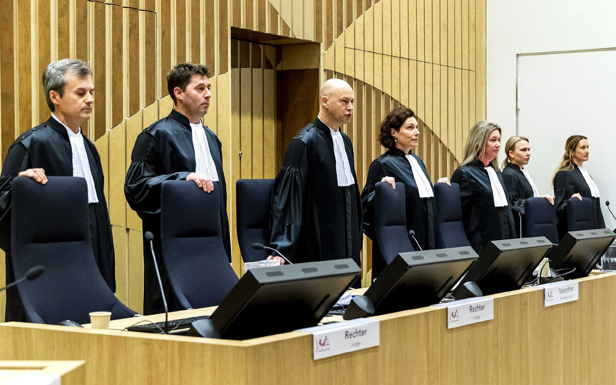 Судьи Гаагского окружного суда, рассматривающие дело МН17