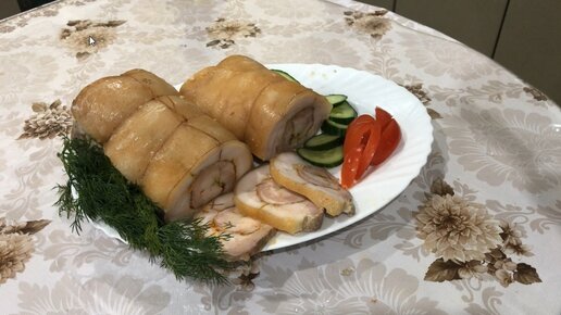 Мясной Рулет из брюшины