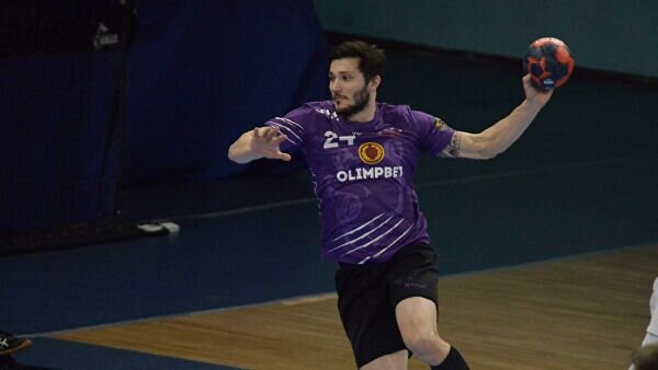    Гандболист "Чеховских медведей"© официальная страница ГК "Чеховские медведи" ВКонтакте