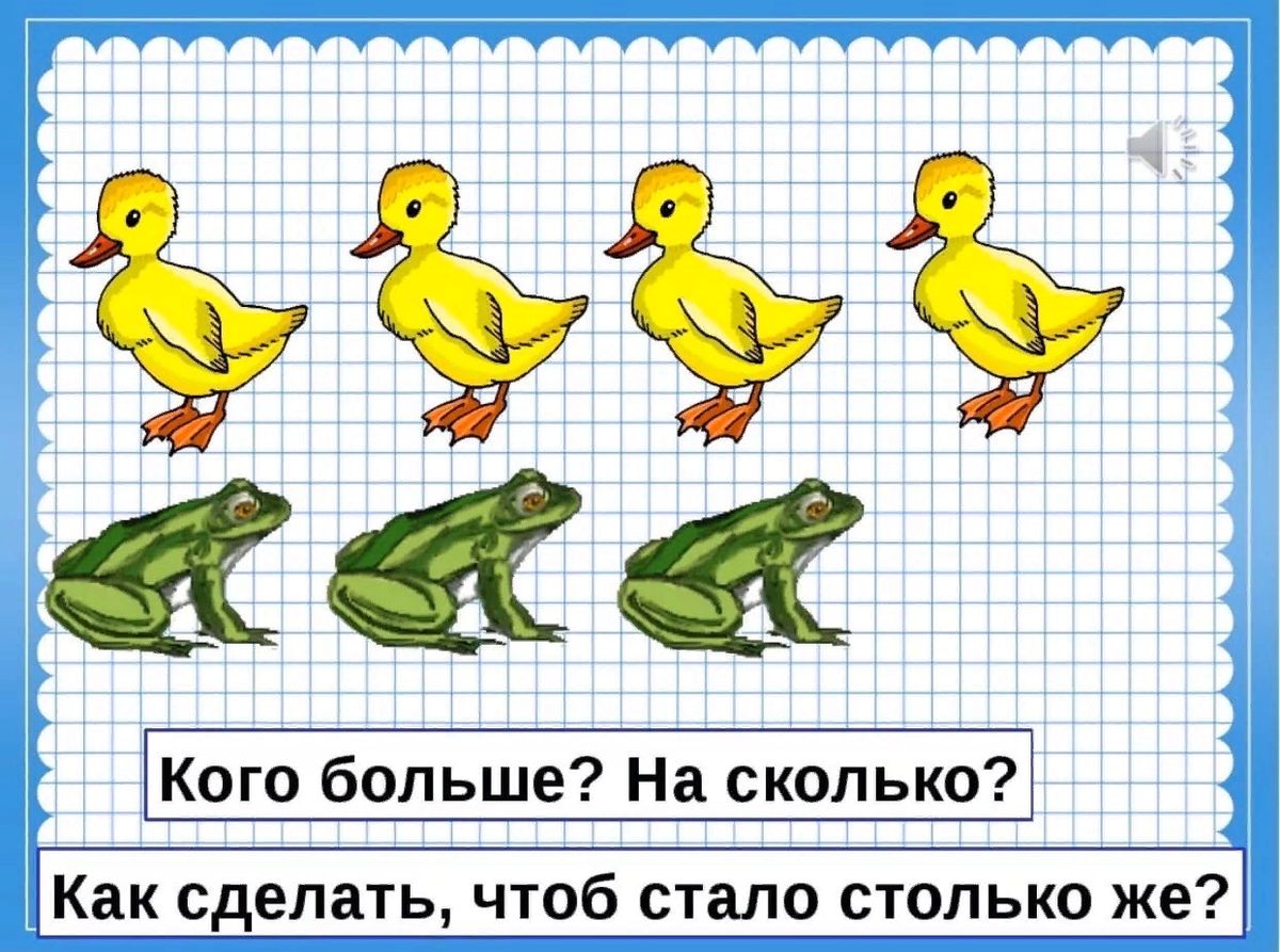 На сколько больше или меньше 1 класс начальная школа 21 века презентация