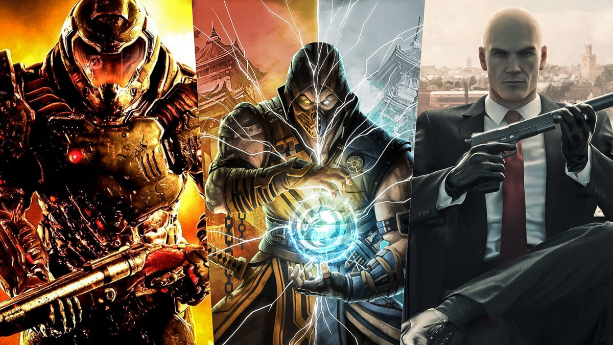 Doom (2016) / Mortal Kombat (2011) / Hitman (2016)